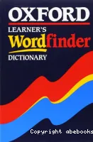 Oxford learner's wordfinder dictionary vignette