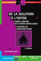 De la solution à l'oxyde vignette